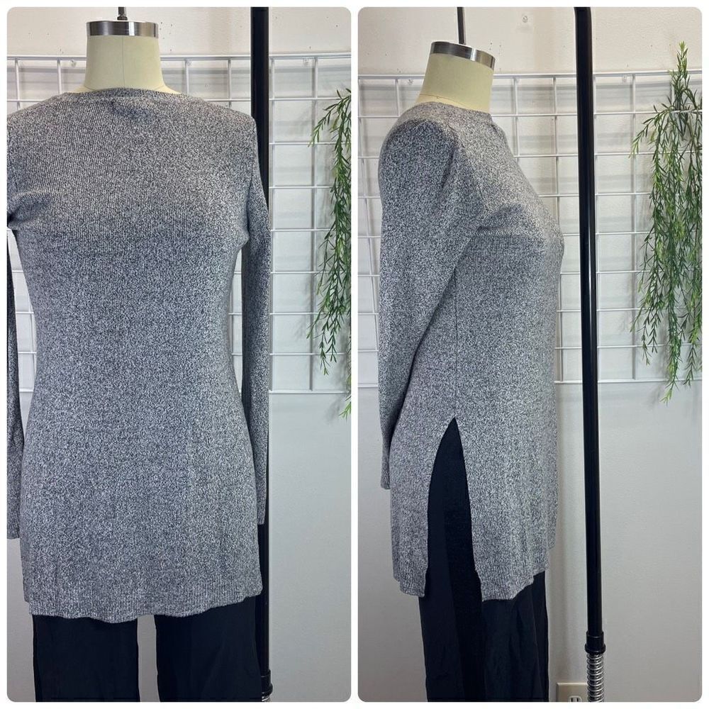 Forever 21 - Tunic Sweater Grey Heather Long Sleeves